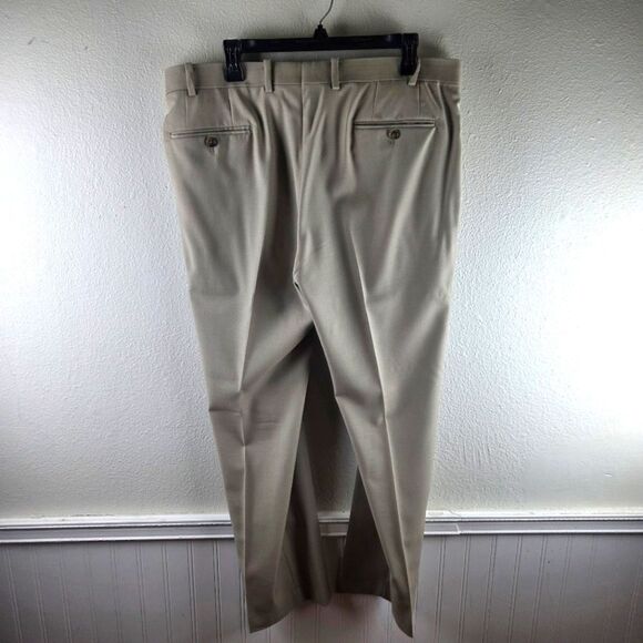 Men's Lauren Ralph Lauren Green Label Biege Wool Classic 2 Piece Suit 42S 36X30 - Picture 4 of 12